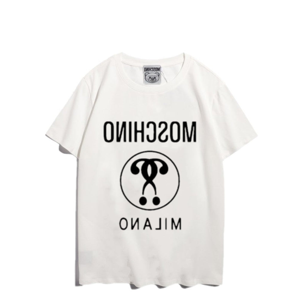 Moschino T-shirt Bear Printed Short-Sleeved T-shirt Couple Wear