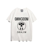 Moschino T-shirt Bear Printed Short-Sleeved T-shirt Couple Wear