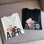 Moschino T-shirt Bear Printed Short Sleeve Round Neck Loose Men And Women