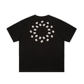 Askyurself T-shirts Relief Three-Dimensional Puff Print Paisley