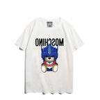 Moschino T-shirt Bear Printed Short-Sleeved T-shirt Couple Wear