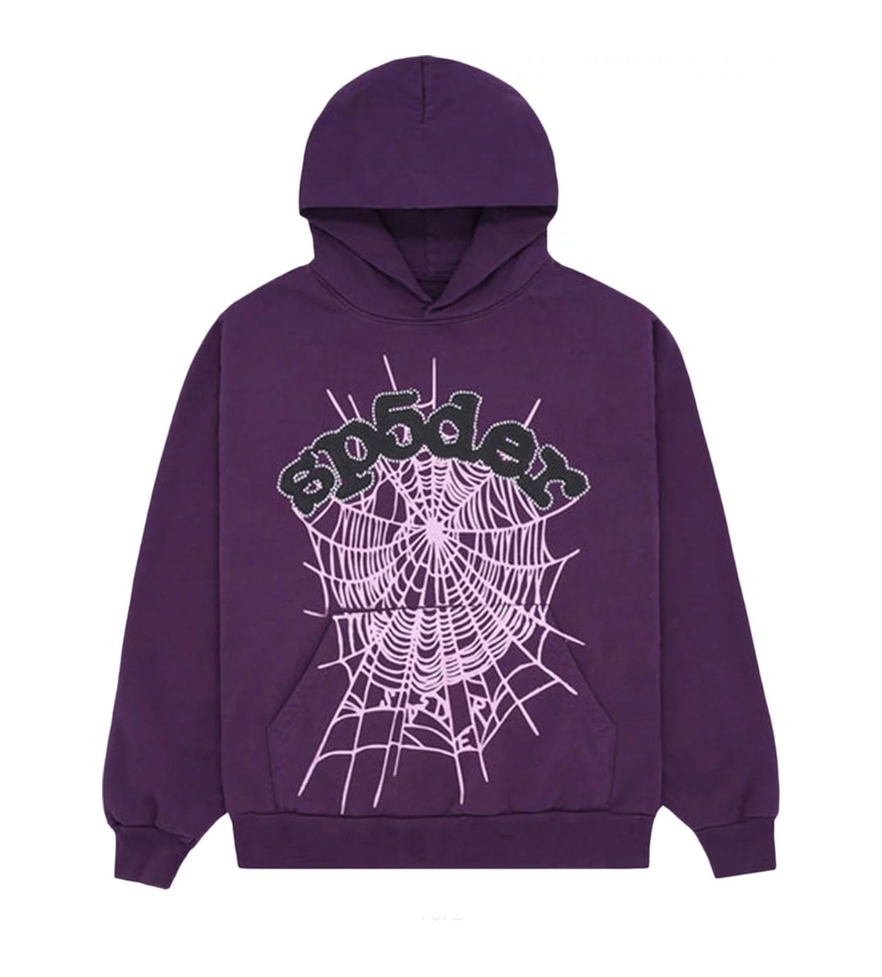 Sp5der Web Hoodie Purple
