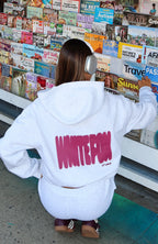 11th Street New York Or Nowhere Oversized Hoodie Berry Blast