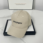 Palm Angels hats flame alphabet palm tree embroidered distressed baseball cap