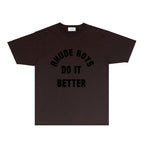 Rhude T-shirts Printed Trendy Pure Cotton