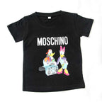 Moschino T-shirt Cartoon T-shirt Short Sleeve Couple
