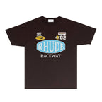 Rhude T-shirts Printed Trendy Pure Cotton