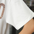 Moschino T-shirt Loose Printed Short Sleeve Cotton T-shirt