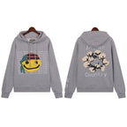 Denim Tears Hoodie Letter Print Fleece Hoodie Sweater
