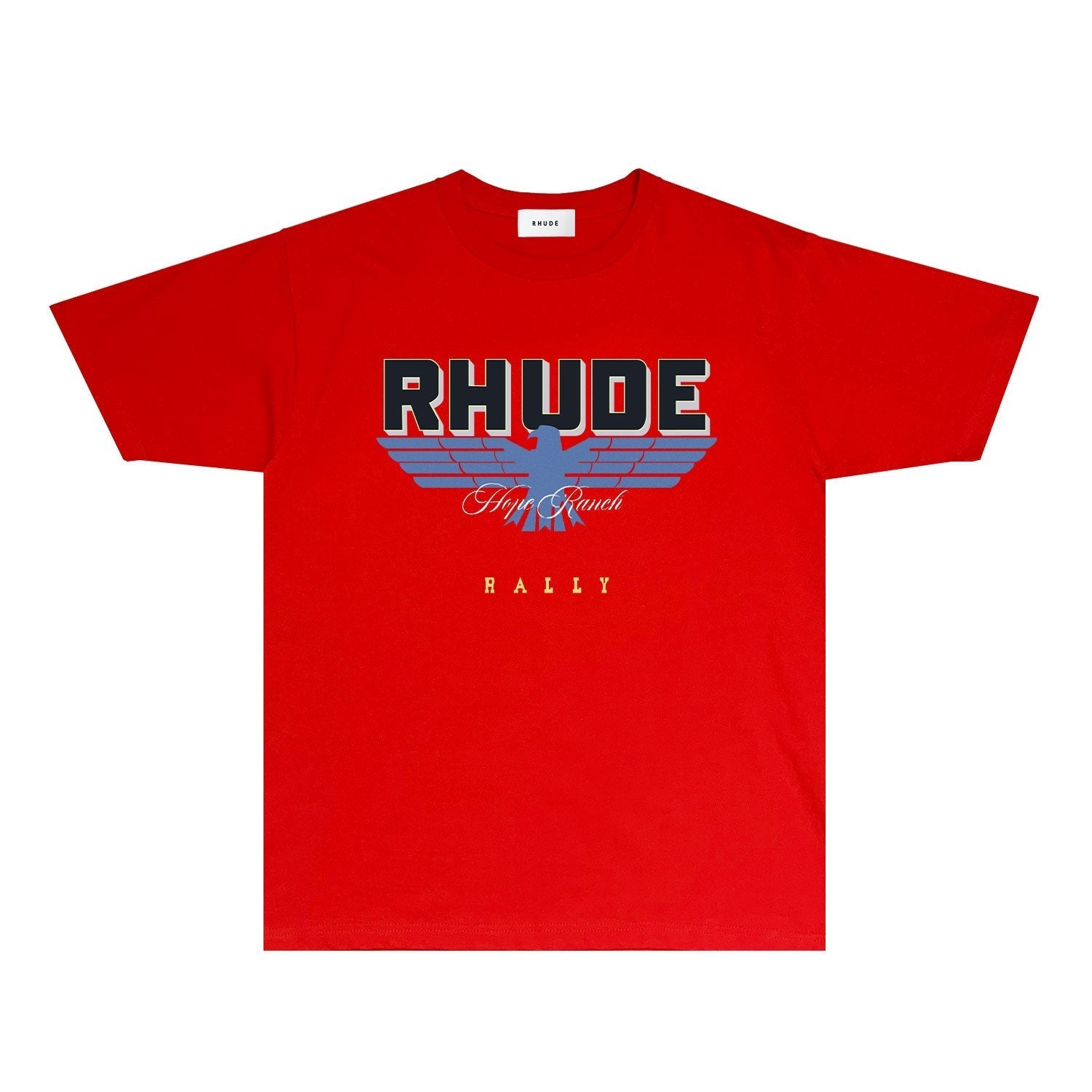 Rhude T-shirts Printed Trendy Pure Cotton