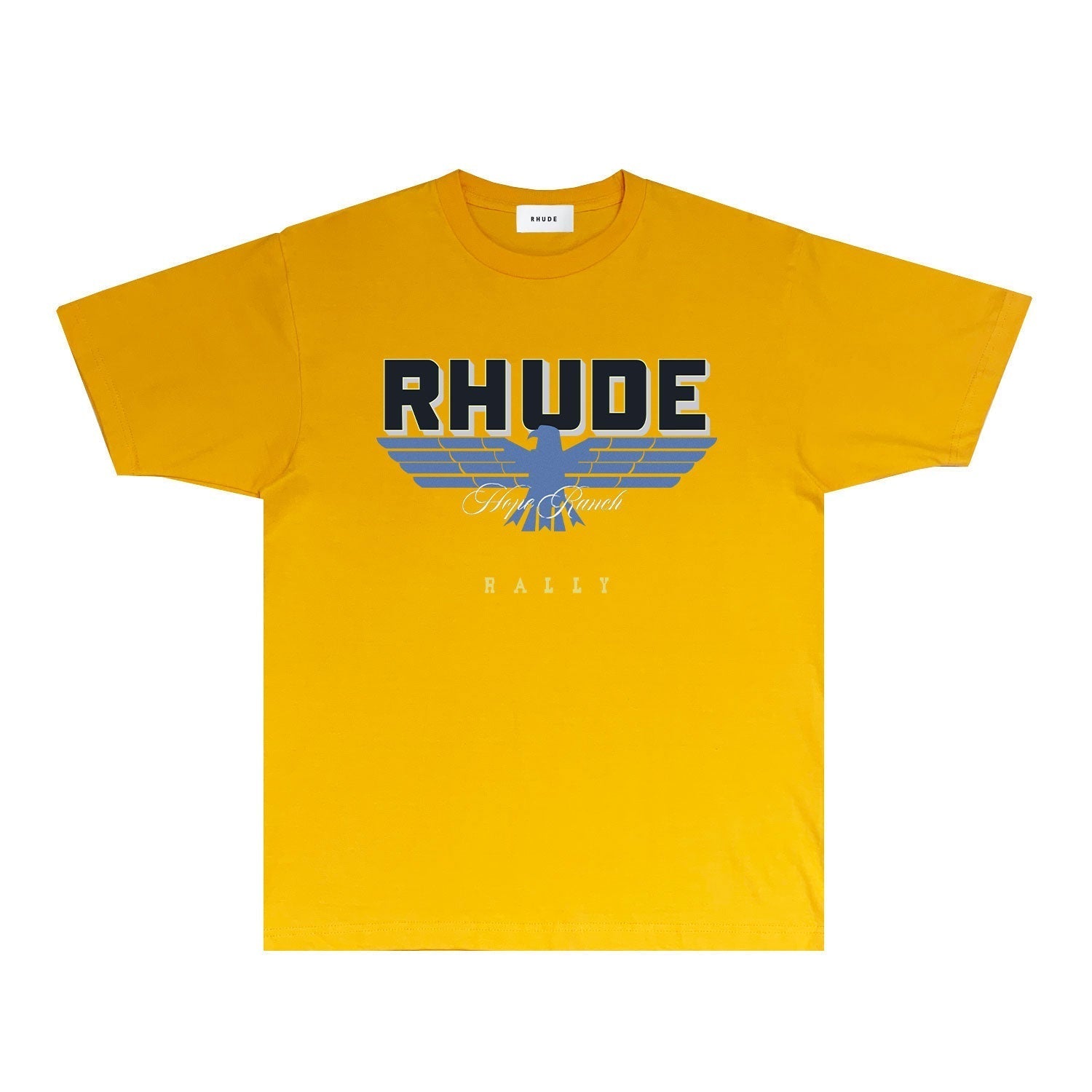Rhude T-shirts Printed Trendy Pure Cotton