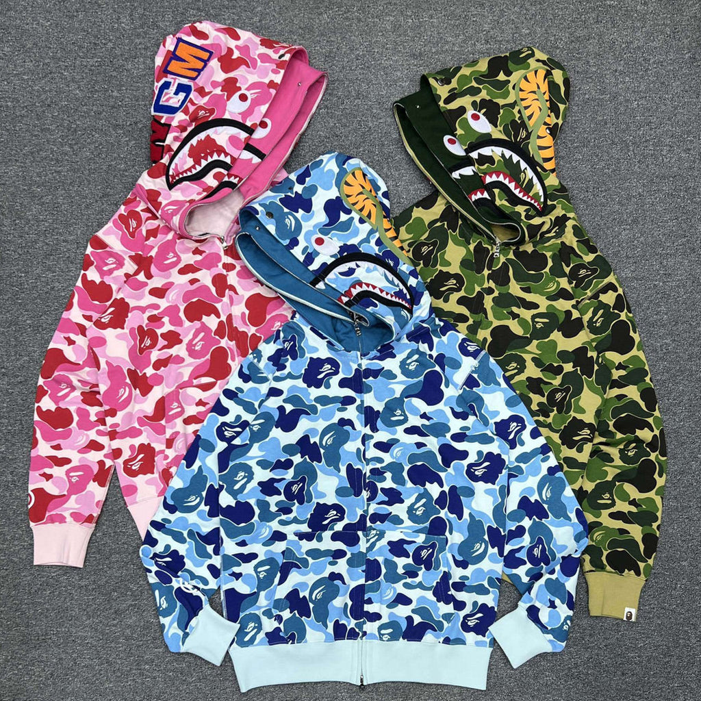 Bape Hoodie Zip-Up Cardigan Hoodie