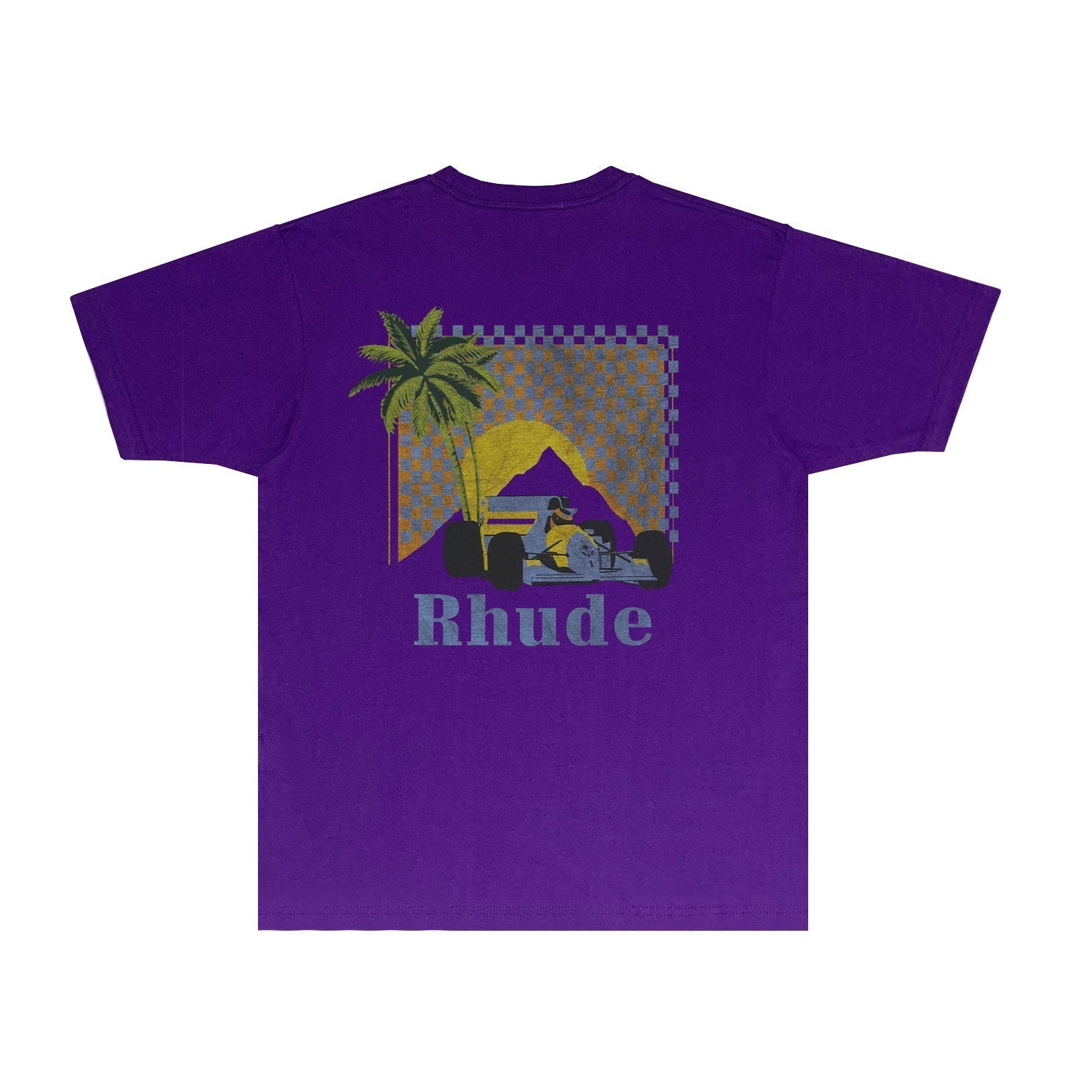 Rhude T-shirts Printed Trendy Pure Cotton