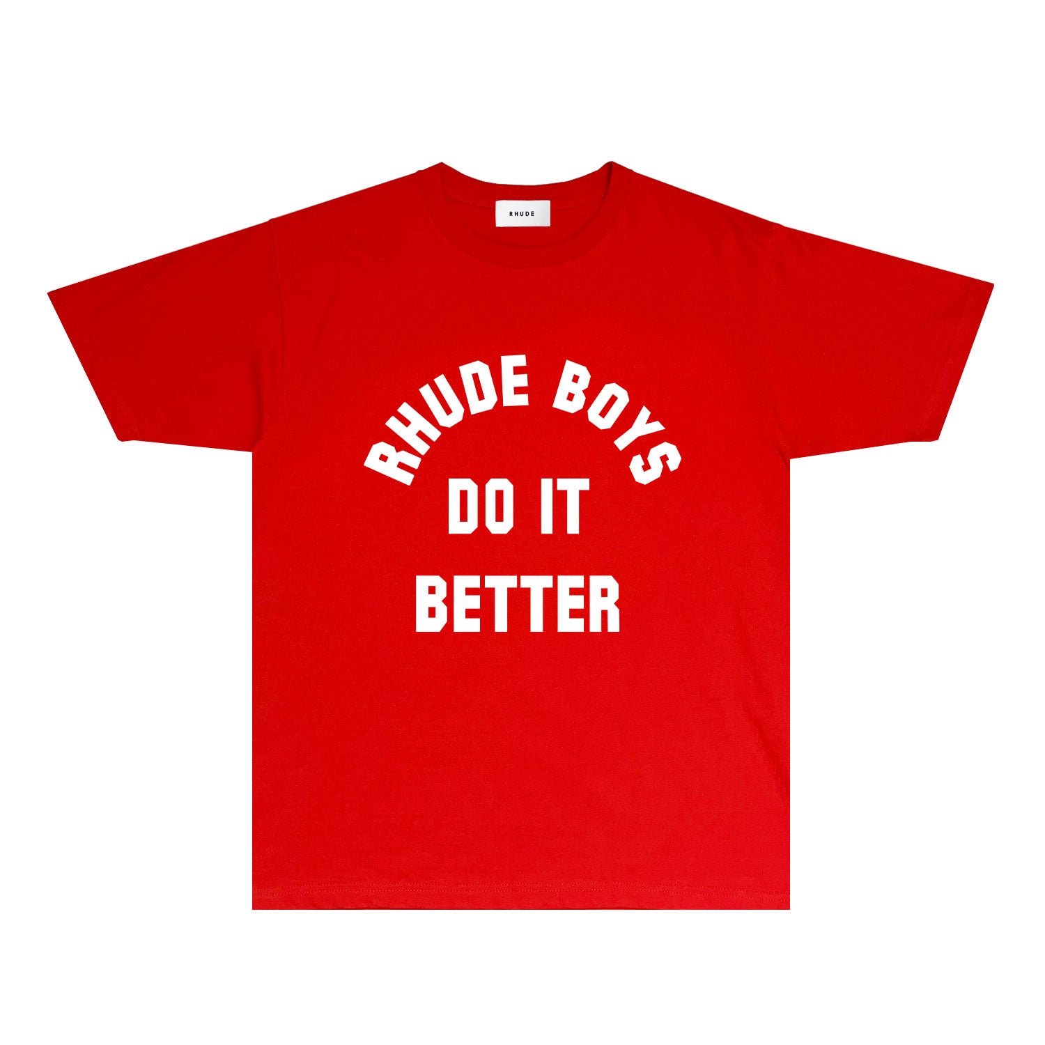 Rhude T-shirts Printed Trendy Pure Cotton