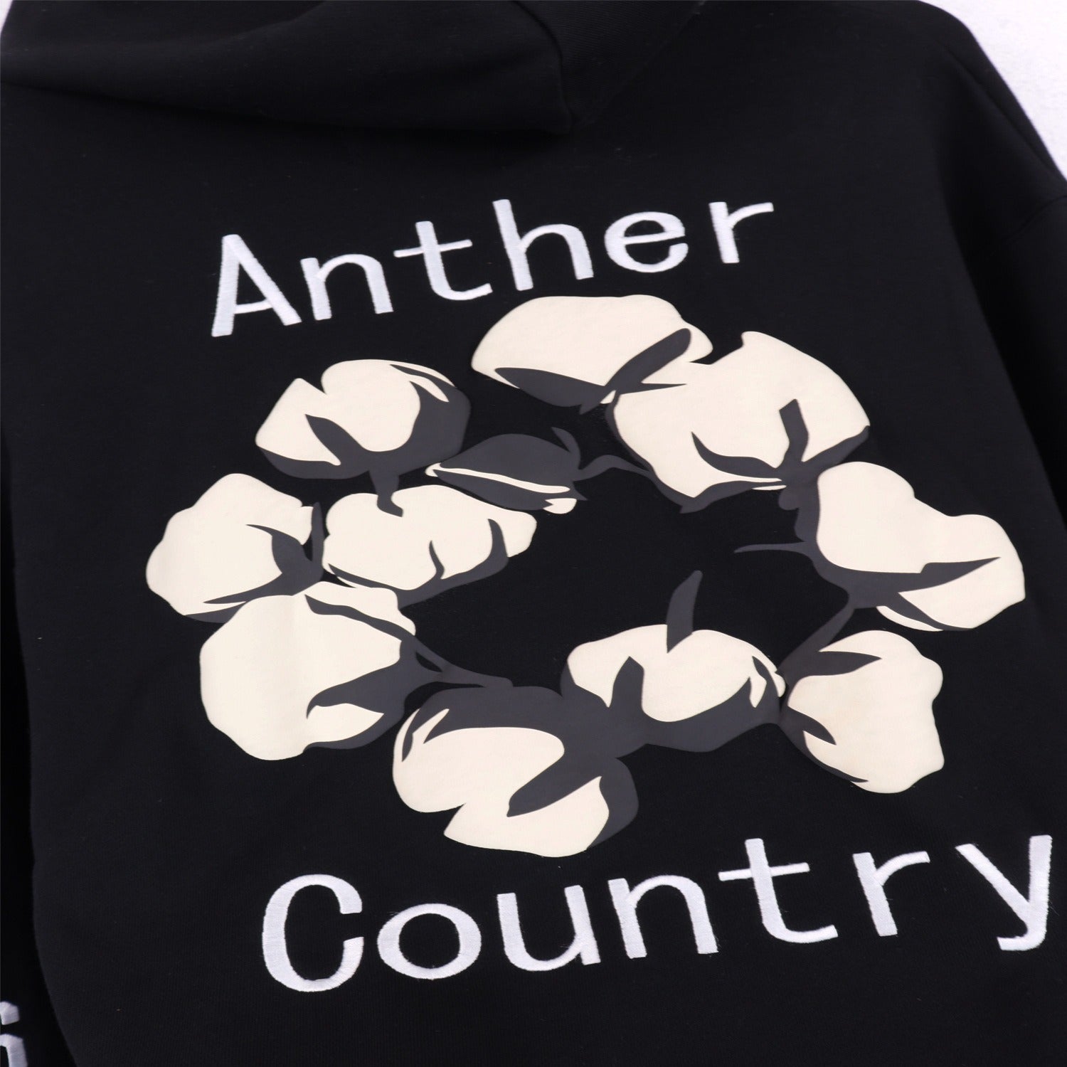 Denim Tears Hoodie Letter Print Fleece Hoodie Sweater