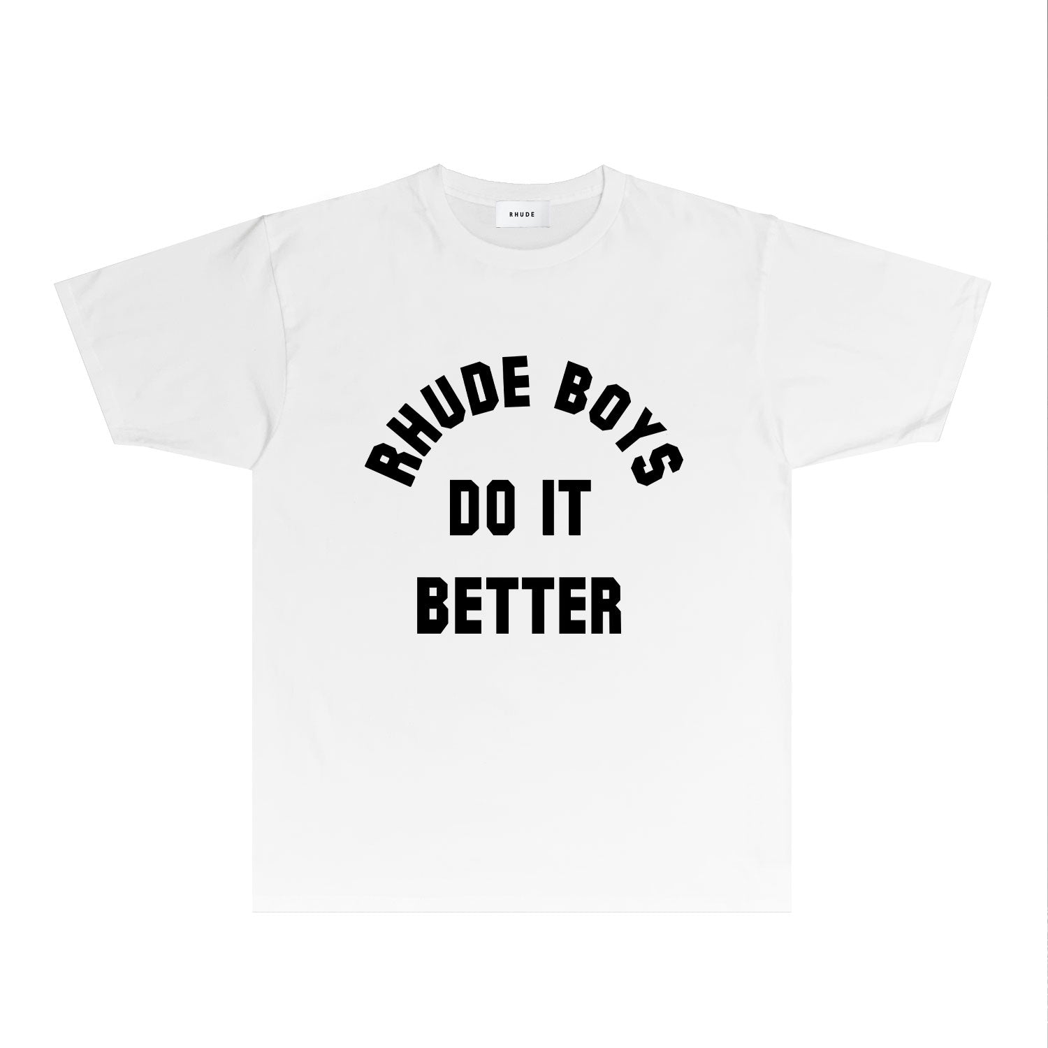 Rhude T-shirts Printed Trendy Pure Cotton