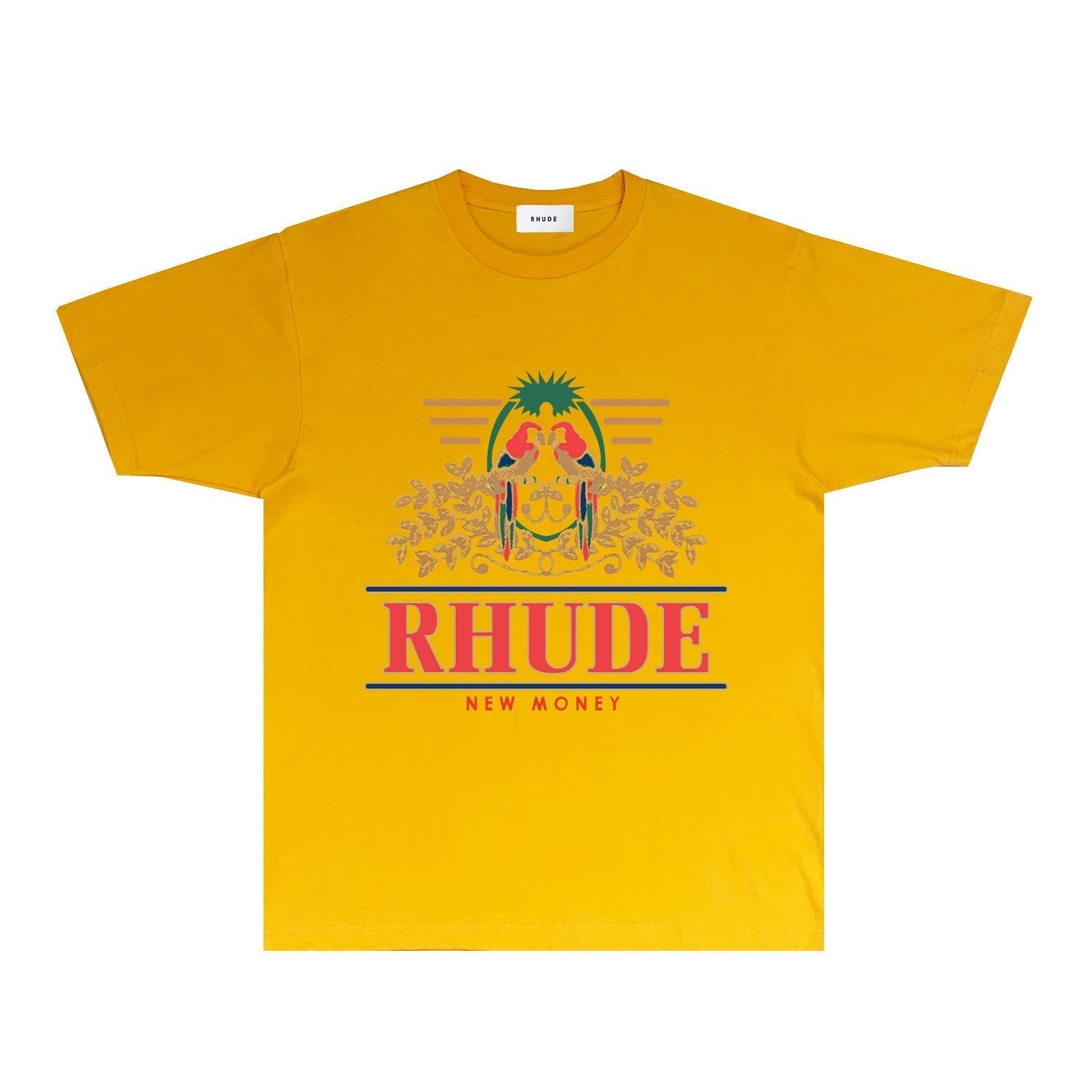 Rhude T-shirts Printed Trendy Pure Cotton