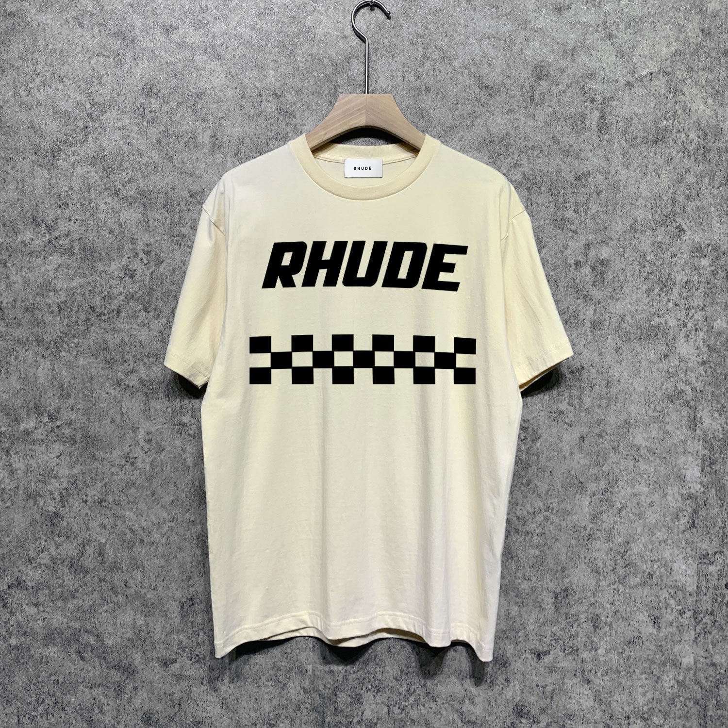 Rhude T-shirts Printed Trendy Pure Cotton