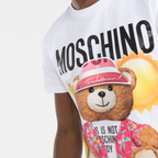 Moschino T-shirt Sunshine Teddy Bear Short Sleeve T-shirt Men And Women