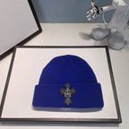 Chrome Heart Beanie Vintage Cross Wool Knitted Hat