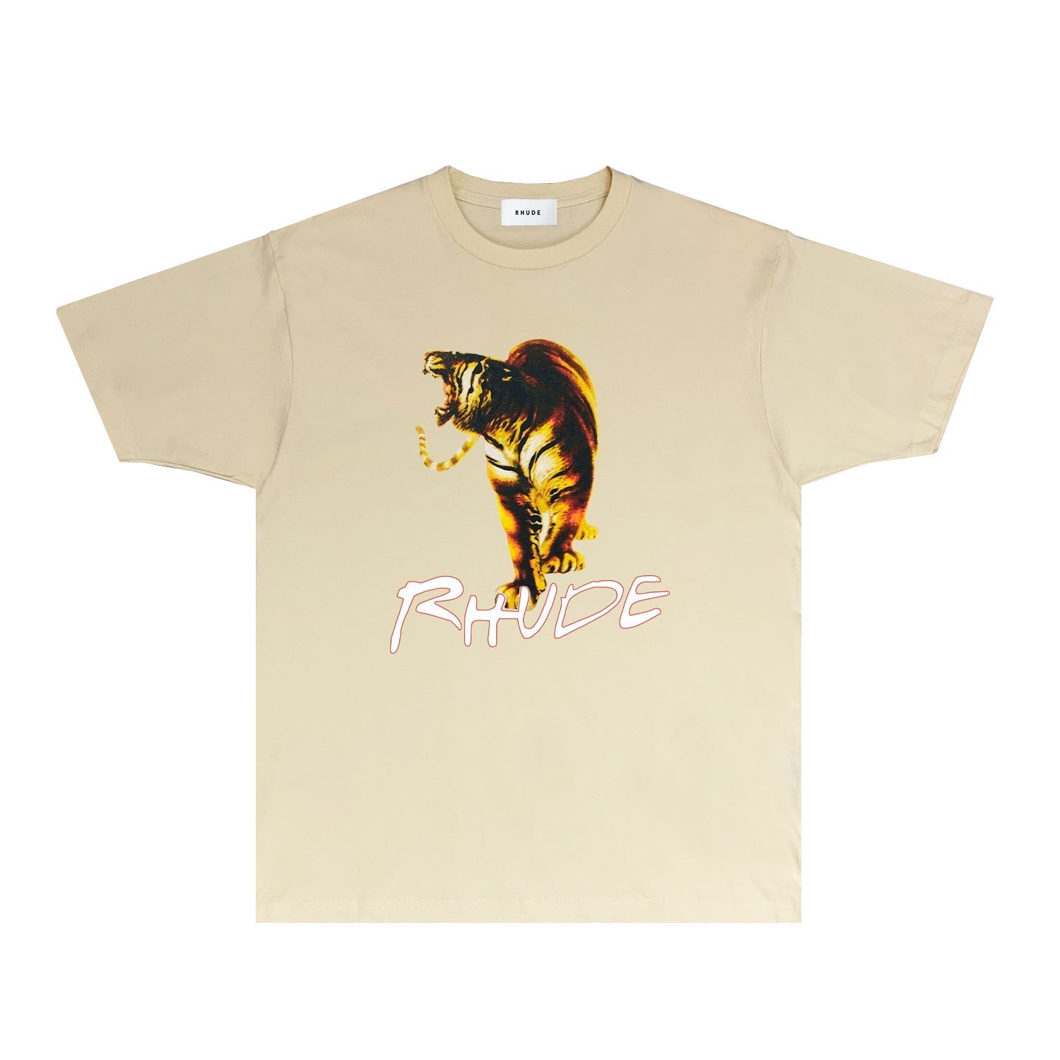 Rhude T-shirts Printed Trendy Pure Cotton
