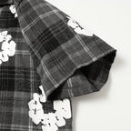 Denim Tears Shirt Kapok Plaid Short Sleeve Shirt