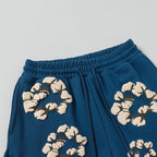 Denim Tears Shorts Yellow floral cotton