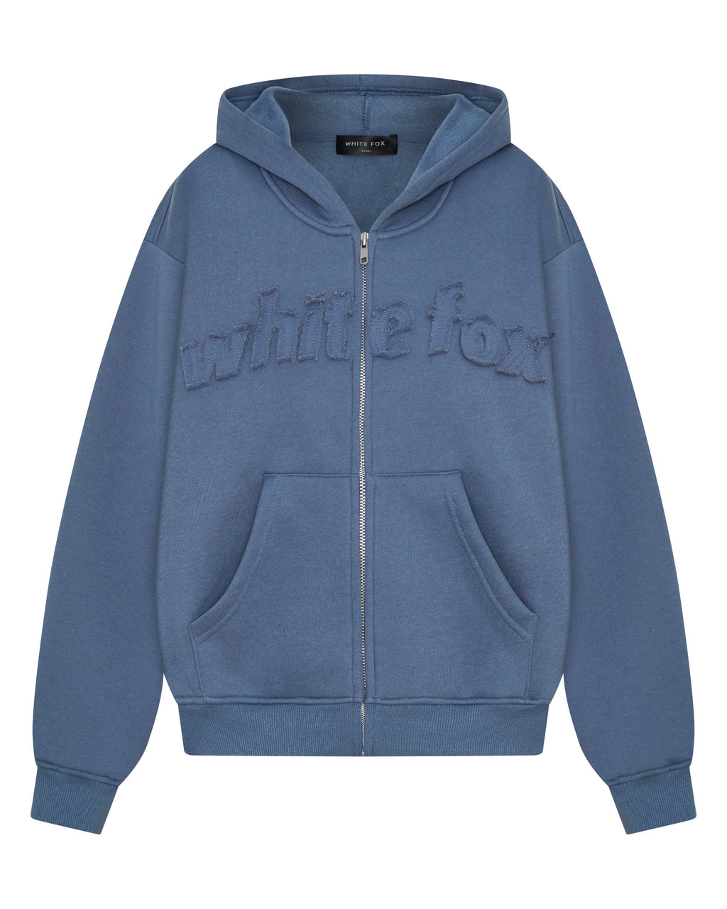 From The Archives Lexi Boxy Zip Front Hoodie Ocean